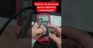 Horno con selector de funciones dañado