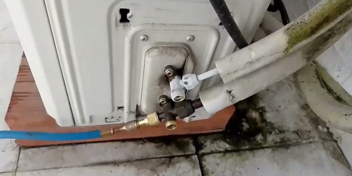 Síntomas de fuga de gas en aire acondicionado doméstico