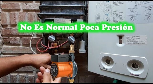 Termo eléctrico con presión inestable