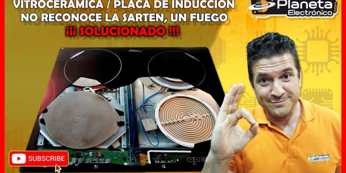 Vitrocerámica que no reconoce recipientes